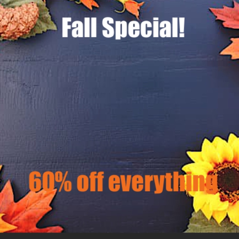 60% off everything!